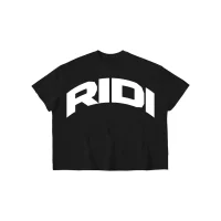 Oversize Black Graphic T-Shirt RIDI